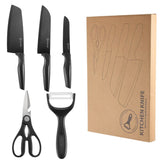 Stainless,Steel,Handle,Kitchen,Knife,Slicing,Knife,Knife,Fruit,Peeler,Scissor