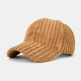 Women,Striped,Corduroy,Baseball,Outdoor,Sunshade