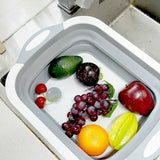 Foldable,Multifunctional,Board,Fruit,Vegetables,Drain,Storage,Basket