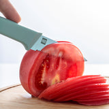 Huohou,Kitchen,Fruit,Knife,Serrated,Blade,Watermelon,Knife,Grade,Coating,Resin,Handle,Knife