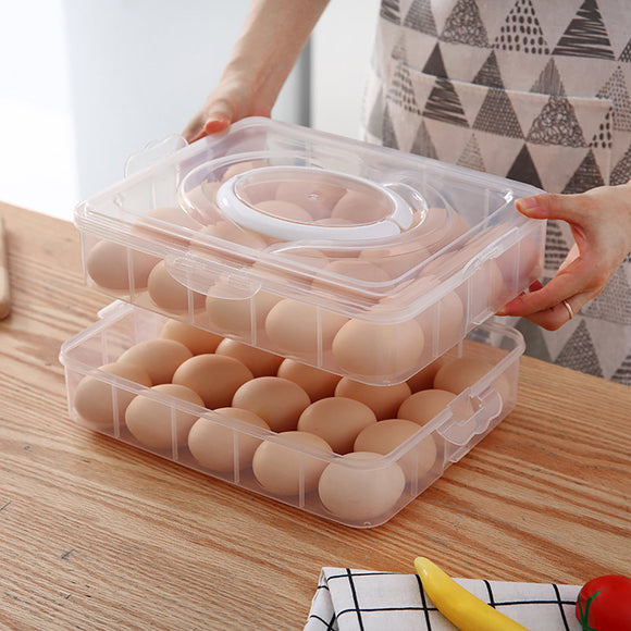 Layer,Portable,Storage,Plastic,Organizer,Refrigerator,Container,Holder