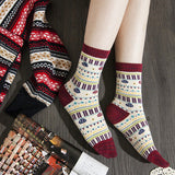 Women,Autumn,National,Cotton,Socks,Comfortable,Middle,Socks