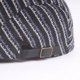 Washed,Knitted,Stripe,Beret,Outdoor,Sport,Adjustable,Visor,Forward
