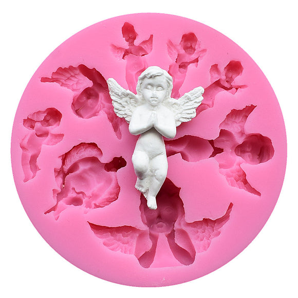 Grade,Silicone,Chocalate,Cookies,Baking,Special,Angel,Shape