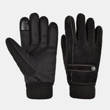 Leather,Velvet,Thick,Screen,Touchable,Riding,Driving,Motorcycle,Windproof,Gloves