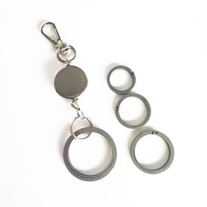 Diameter,Titanium,Alloy,Hanging,Buckle,Keychain,Hunting,Camping