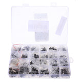 Suleve,MXAH1,1060Pcs,Alloy,Steel,Grade,Socket,Button,Round,Screws,Assortment