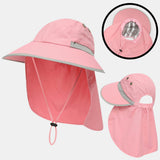 Unisex,Nylon,Solid,Color,Adjustable,Summer,Outdoor,Sunshade,Fishing,Climbing,Breathable,Bucket