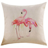 45x45cm,Fashion,Flamingo,Cotton,Linen,Pillowcase,Decorative,Pillow