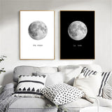 Abstract,Black&White,Canvas,Paintings,Print,Picture,Decor