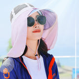 Women,Summer,Protection,Visor,Breathable,Bucket,Riding,Cycling