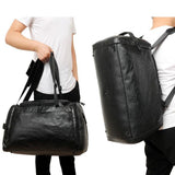 Unisex,Leather,Shoulder,Travel,Business,Laptop,Backpack,Casual,Handbag