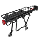 Maxload,Aluminum,Alloy,Bicycle,Black,Pannier,Carrier,Cargo,Outdoor,Mountain,Electric