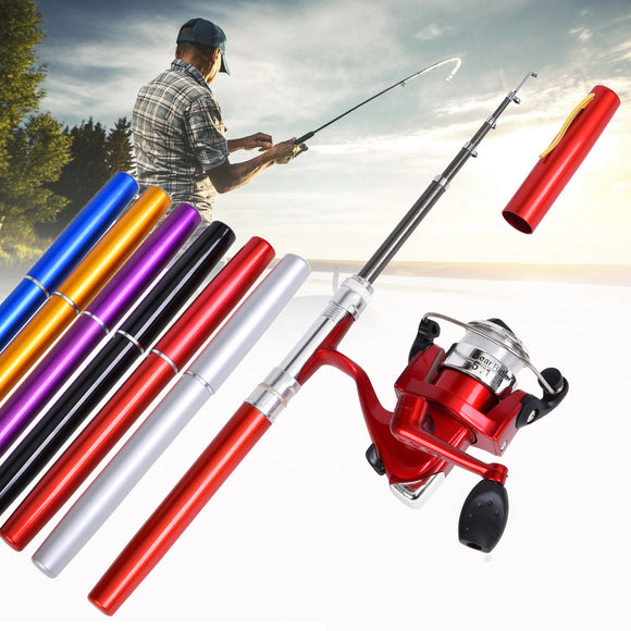 Fishing,Combo,Fibre,Glass,Aluminum,Fishing,5.1:1,Portable,Hunting,Fishing,Tools