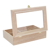 Compartments,Wooden,Kitchen,Spice,Display,Storage,Chest,Essential,Container