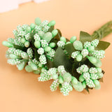 12pcs,Artificial,Simulation,Berry,Flower,Headwear,Garlan,Party,Decoration