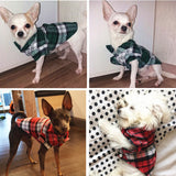 Clothes,Puppy,Spring,Summer,Plaid,Shirt,Outfits,Clothing