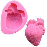 Grade,Silicone,Chocalate,Cookies,Baking,Heart,Shape