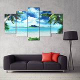 Canvas,Paintings,Seascape,Beach,Printing,Modern,Decor