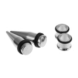 Taper,Stretcher,Piercing,Gauge,Steel,Tunnel,Expander