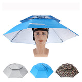 ZANLURE,Foldable,Double,Layer,Fishing,Umbrella,Outdoor,Camping,Hiking,Umbrella,Headwear