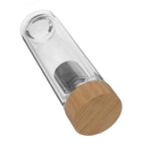 450ml,Double,Glass,Water,Bottle,Outdoor,Sports,Traveling,Camping,Water