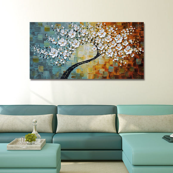 Painted,Paintings,Floral,Modern,Stretched,Canvas,Decoration,Paintings