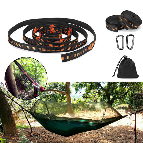 Adjustable,Hammock,Straps,Camping,Hiking,Hammock,Carabiner,Storage