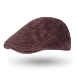 Women,Plush,Painter,Beret,Outdoor,Winter,Gatsby,Newsboy
