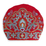 Women,Vintage,Beanie,Ethnic,Embroidery,Flowers,Slouch,Cotton,Skullcap