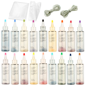 18Pcs,Tulip,Vibrant,Fabric,Textile,Permanent,Paint,Colors,Pigment