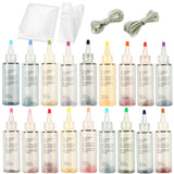 18Pcs,Tulip,Vibrant,Fabric,Textile,Permanent,Paint,Colors,Pigment