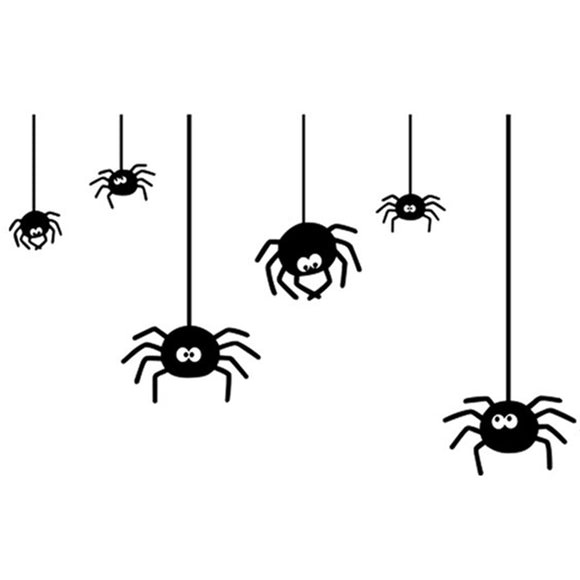 Halloween,Spider,Sticker,Spider,Removable,Wallpapers,Vinyl,Decal,Waterproof,Decor,Sticker