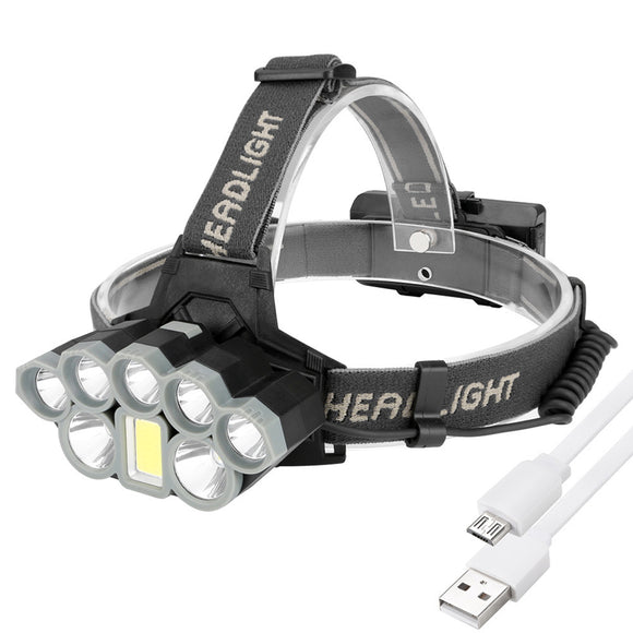 2000LM,Waterproof,Headlamp,18650,Battery,Interface,Flashlight,Cycling