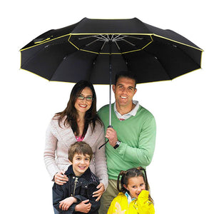 Xmund,Umbrella,Double,Layer,Windproof,Umbrella,People,Three,Folding,Sunshade