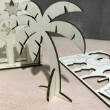 Puzzle,Wooden,Model,Building,Islamic,House,Stand,Ramadan,Gifts,Decorations
