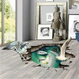 Miico,Creative,Gulls,Birds,Island,Removable,Floor,Decor,Sticker