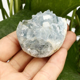 Natural,Celestite,Crystal,Quartz,Drusy,Geode,Cluster,Healing,Stone,Decorations