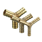 Solid,Brass,Connector,Joiner,Barbed,Splitter