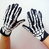 Fashion,Halloween,Skeleton,Ghost,Demon,Elastic,Skull,Gloves