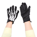 Fashion,Halloween,Skeleton,Ghost,Demon,Elastic,Skull,Gloves