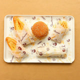 100pcs,Kinds,Printed,Greaseproof,Baking,Weigh,Paper,Sandwich,Hamburger,Wrapping