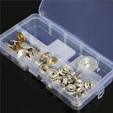 47pcs,Metal,Canvas,Buckle,Quick,Fastener,Buttons,Screws