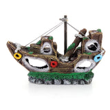 Aquarium,Ornament,Wreck,Sailing,Destroyer,Decorations