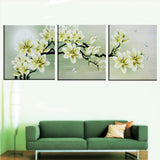 Modern,Magnolia,Paint,Flower,Painting,Canvas,Decor,Mural,Paintings