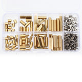 Suleve,M3BH9,180Pcs,Brass,Column,Standoff,Support,Spacer,Pillar,Stainless,Steel,Screws,Board