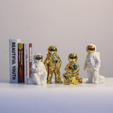 Ceramic,Space,Sculpture,Astronaut,Cosmonaut,Ornament,Statue,Money