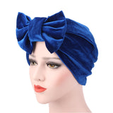 Women,Large,Bowknot,Cotton,Beanies,Casual,Solid,Skullies
