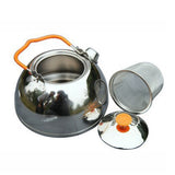 0.65L,Outdoor,Stainless,Steel,Portable,Camping,Hiking,Kettle