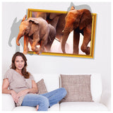 Stickers,Elephant,Window,Simulation,Stickers,Living,Decoration,Stickers,Furniture,Creative
